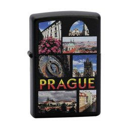 Zapalovač Zippo 26792 Prague Collage + Možnosť GRAVÍROVANIA + Benzín Zadarmo