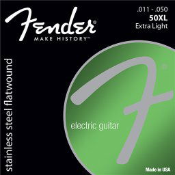 Struny na elektrickú gitaru 11-50 50XL nerezová oceľ Fender