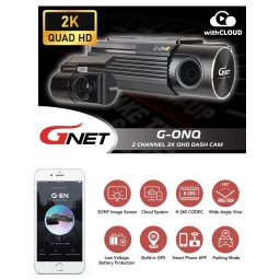 Duálna kamera do auta s Wifi/GPS/ADAS/CLOUD s 2K + Parkovací mód - G-NET GONQ