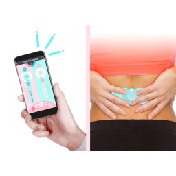 Masážna nálepka - elektrická podložka na telo pre masáž s Bluetooth (iOS / Android) - Dr. Music POP