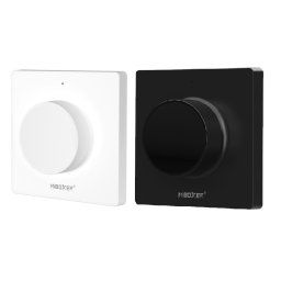 LED Solution Mi-Light RF Nástenný otočný diaľkový ovládač pre jednofarebné+CCT LED pásiky, 1-kanálový Vyberte farbu: Čierna K1-B