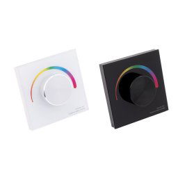 T-LED DimLED nástenný ovládač dimLED pre RGB LED pásiky Vyberte farbu: Biela 069212
