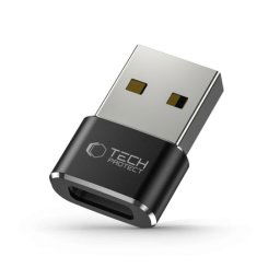 Tech-Protect Ultraboost adaptér USB / USB-C, čierny