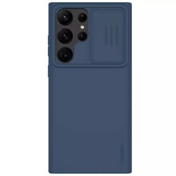 Nillkin CamShield Silky Silikónový Kryt pre Samsung Galaxy S23 Ultra Midnight Blue 6902048258396