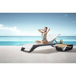 Higold Záhradná zostava HIGOLD - Onda Sunlounger Grey/White