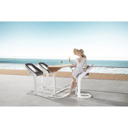 Higold Záhradná barová zostava HIGOLD - Onda Bar Sunbrella Grey/White Quick dry foam