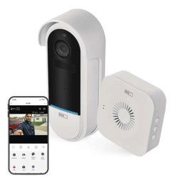 EMOS GoSmart Biely domový bezdrôtový videozvonček s WiFi H4032