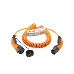 Kábel nabíjací LAPP 61799 typ 2 11kW 20A 3 fázy 5m pre elektromobil