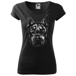 Dámske tričko - Doberman Shadow