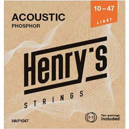 Struny na akustickú gitaru 10-47 phosphorbronze Henry's