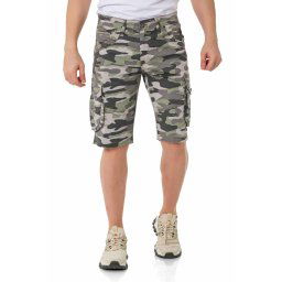Cipo & Baxx maskáčové kraťasy CK286 camouflage