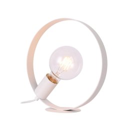 Candellux Biela stolová lampa Nexo Ledea pre žiarovku E27 50501201