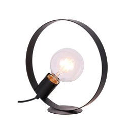Candellux Čierna stolová lampa Nexo Ledea pre žiarovku E27 50501202