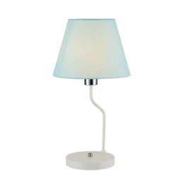 Candellux Modrá stolová lampa York Ledea pre žiarovku E14 50501099