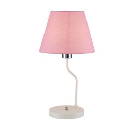 Candellux Ružová stolová lampa York Ledea pre žiarovku E14 50501100