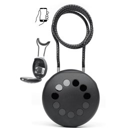 Bezpečnostná zámka ocelové lano 90cm + Wifi Smart schránka s PIN + Bluetooth App na smartphone