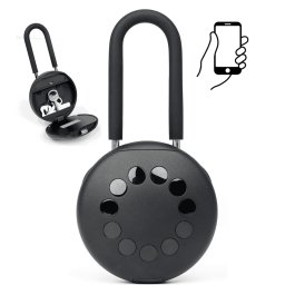 Bezpečnostný zámok ocelová tyč 12cm + Wifi Smart schránka s PIN + Bluetooth App na smartphone