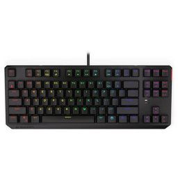 ENDORFY herná klávesnica Thock TKL Kailh BL RGB USB blue sw. drôtová mechanická US layout čierna RGB EY5A001