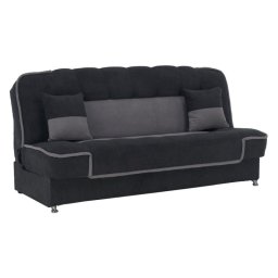 Kondela Rozkladacia pohovka, látka tmavosivá, svetlosivá, PERSI