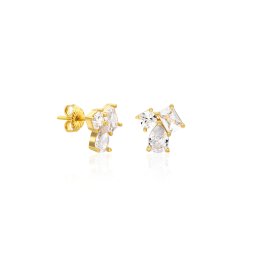 Olivie Strieborné náušnice GLORIA GOLD 7231