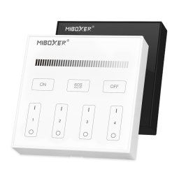 LED Solution Mi-Light RF Nástenný diaľkový ovládač pre jednofarebné LED pásiky, 4-kanálový Vyberte farbu: Biela B1