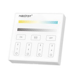 LED Solution Mi-Light RF Nástenný diaľkový ovládač pre CCT LED pásiky, 4-kanálový B2