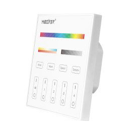 LED Solution Mi-Light RF Nástenný diaľkový ovládač pre RGB+CCT LED pásiky, 4-kanálový, AC 230V T4