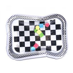 NAFUKOVACIA VODN PODLOKA S IERNO-BIELYM KONTRASTOM SO ACHOVNICOVM VZOROM 65CM X 50CM
