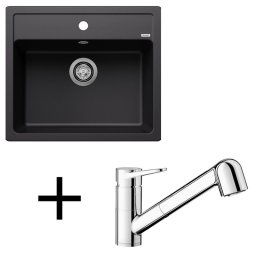 Blanco set Legra 6 + Wega II-S chróm čierna