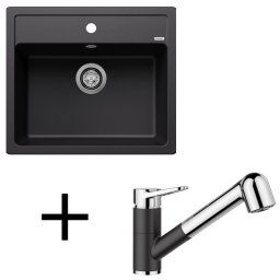 Blanco set Legra 6 + Wega II-S silgranit/chróm káva