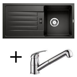 Blanco set Favum 45 S + Daras-S chrom čierna