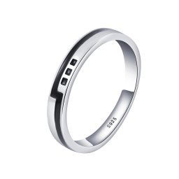 Olivie Pánsky strieborný prsteň ENAMEL 7454 Veľkosť prsteňov: 13 (EÚ: 71)