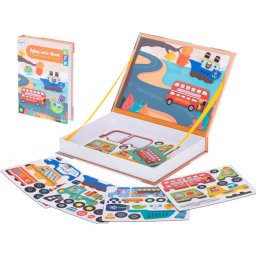 Magnetick puzzle skladaka - dopravn prostriedky