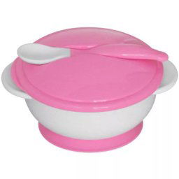 Baby Care Miska na kmenie + lyika - Blush Pink