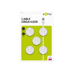 Organizér na káble GOOBAY 95183 5ks White