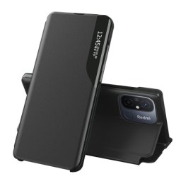 MG Leather View knižkové puzdro na Xiaomi Redmi 11A / 12C / Poco C55, čierne