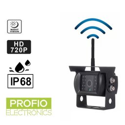 Doplnková WIFI HD 120° kamera s 18 IR LED nočným videním do 15 m + IP68 vodotesná