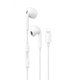 Dudao X14ProL slúchadlá do uší Lightning, biele (X14PROL-W1)