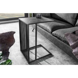 LuxD Dizajnový odkladací stolík Haines 43 cm vzor mramor