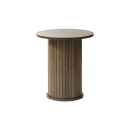 Furniria Dizajnový odkladací stolík Vasiliy 50 cm dymový dub