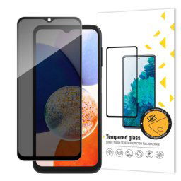 MG Full Glue Privacy ochranné sklo na Samsung Galaxy A14 4G/5G, čierne