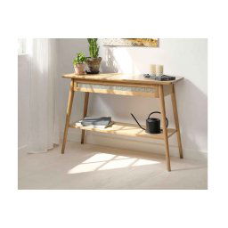 Furniria Dizajnová konzola Tallys 110 cm prírodný dub