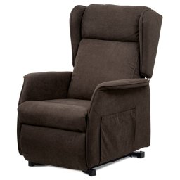 Autronic, Elektrické polohovacie kreslo hnedé, TV-1190 BR2, relaxačné