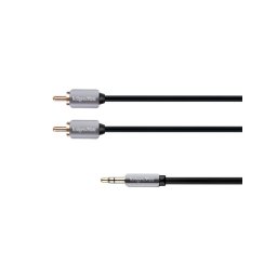 Kábel Jack 3.5mm stereo/2x Cinch 1m KRUGER & MATZ KM0309
