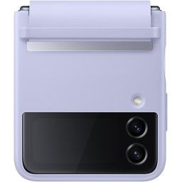 Samsung Kožený Kryt pre Galaxy Z Flip4 Serene Purple EF-VF721LLEGWW