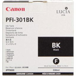 Kazeta CANON PFI-301BK black iPF 8000/8000s/9000/9000s (330ml)