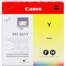 Kazeta CANON PFI-301Y yellow iPF 8000/8000s/8100/9000/9000s/9100 (330ml)