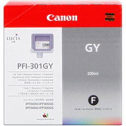 Kazeta CANON PFI-301GY grey iPF 8000/8000s/9000/9000s (330ml)