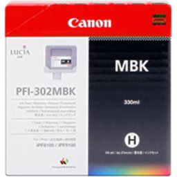 Kazeta CANON PFI-302MBK matte black iPF 8100/9100 (330ml)