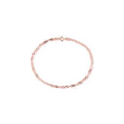 Olivie Strieborný náramok 19 cm SINGAPORE ROSE 7632